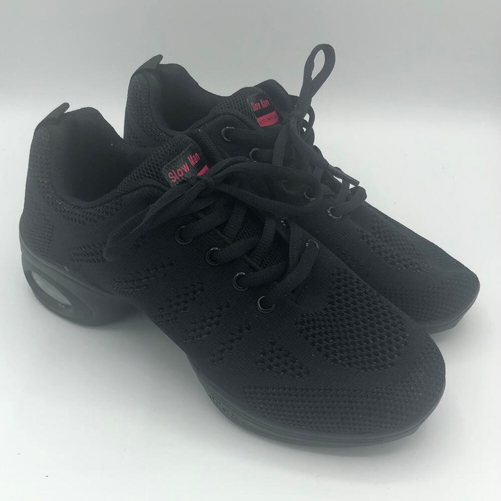 Slow Man Jazz/Dance Shoes Lace-up Sneakers | Women's Size 6.5